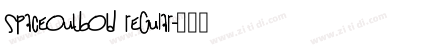 SpaceOutBold Regular字体转换